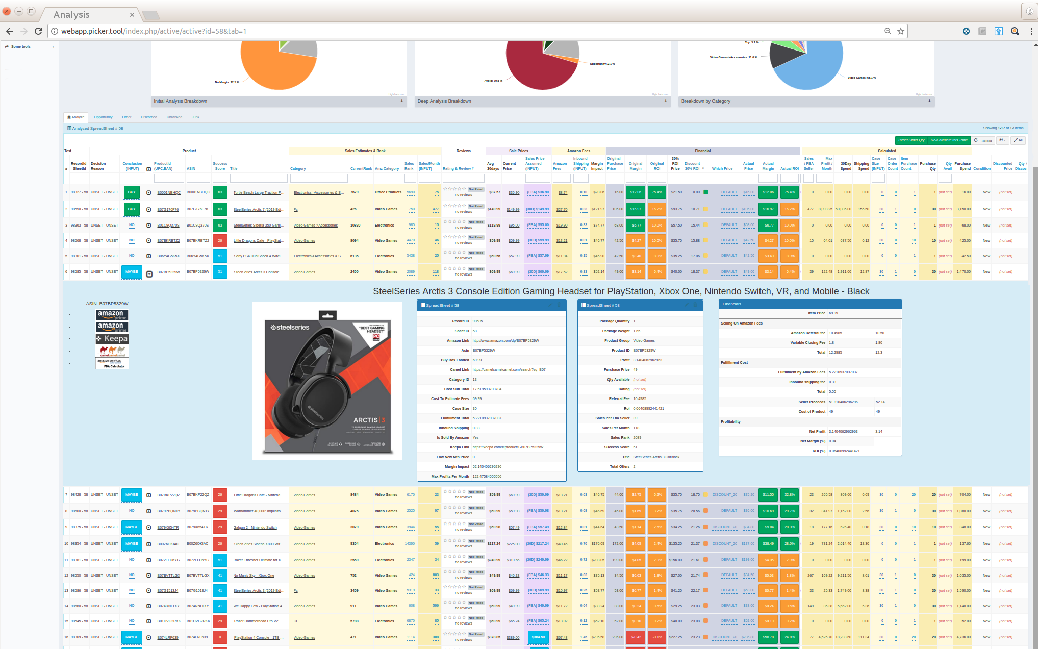 Product Analyzer 3