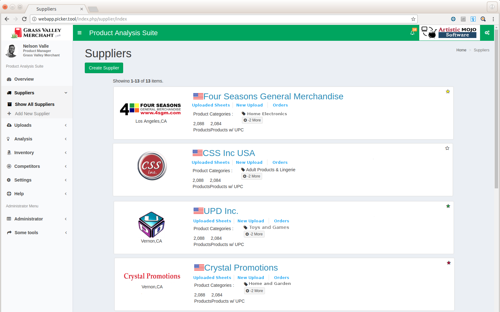 Product Analyzer 5